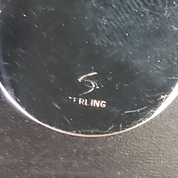 ELCO Sterling Silver Charm Bracelet, Double Chain with Ball Accents/Heart 7.25" - Picture 10 of 17